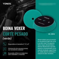 BOINA VOXER CORTE PESADO VERDE 5¨