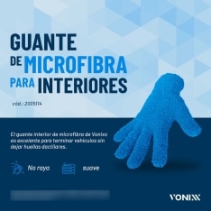 Guante DE MICROFIBRA PARA INTERIORES