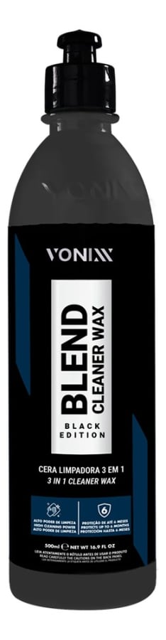 BLEND CLEANER BLACK WAX  500 ML
