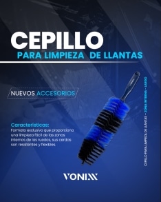 CEPILLO LIMPIA LLANTAS LARGO