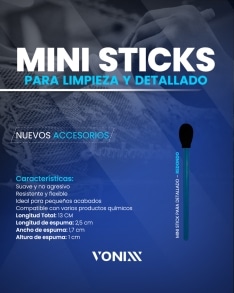 KIT 50 MINI STICK DETAILING REDONDO